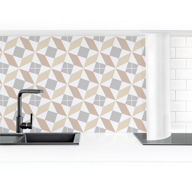 Kitchen splashbacks Geometrical Tiles - Fano