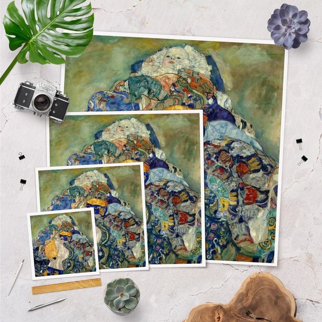 Poster - Gustav Klimt - Baby (cradle)