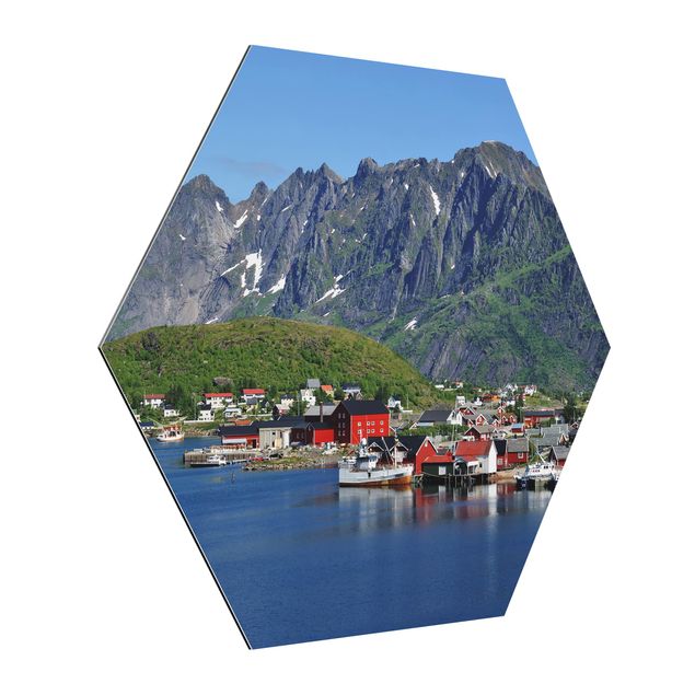 Alu-Dibond hexagon - Finnmark