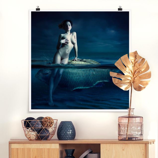 Poster - Nude With Fish