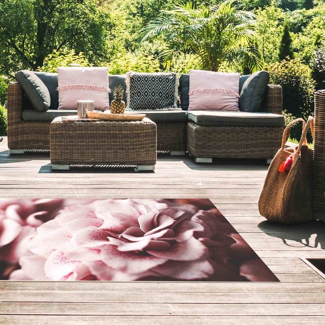 Outdoor rugs Shabby Light Pink Rose Pastel