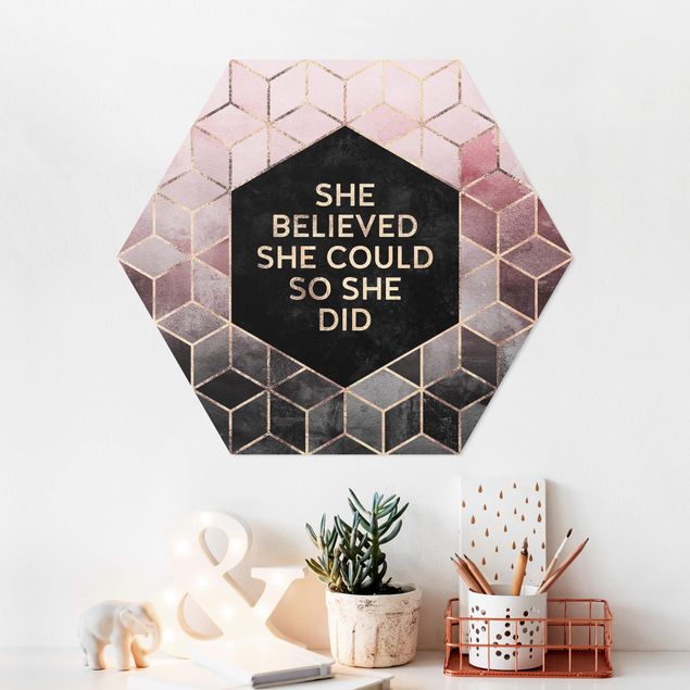 Forex hexagon - She Believed She Could Rosé Gold