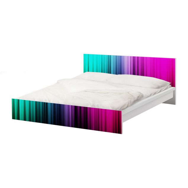 Adhesive film for furniture IKEA - Malm bed 180x200cm - Rainbow Display