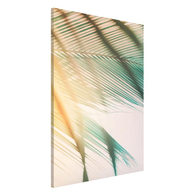 Magnetic memo board - Tropical Plants Palm Trees At Sunset II