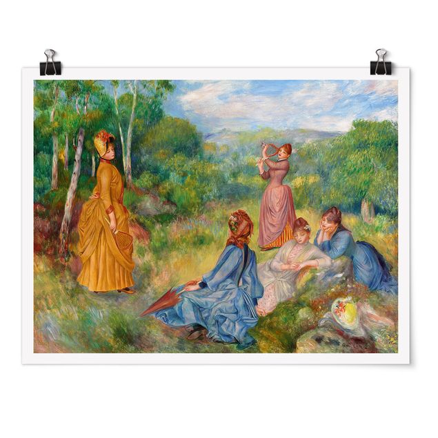 Poster - Auguste Renoir - Young Ladies Playing Badminton