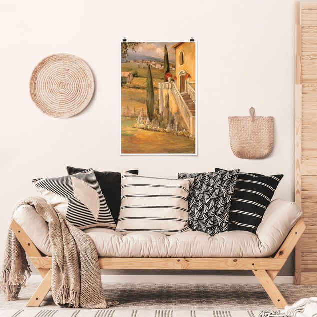 Poster architecture & skyline - Italian Countryside - Porch