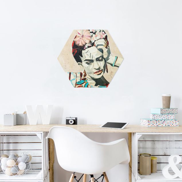 Forex hexagon - Frida Kahlo - Collage No.1
