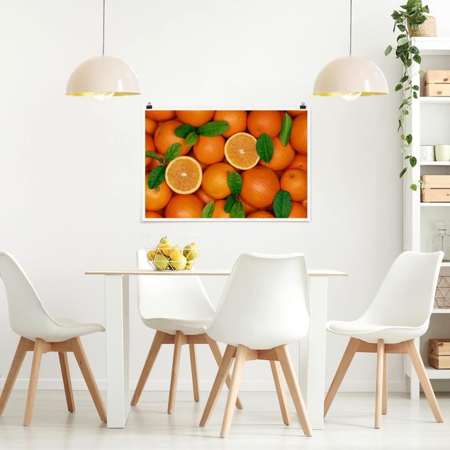 Poster - Juicy oranges