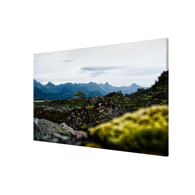 Magnetic memo board - Desolate Hut In Norway