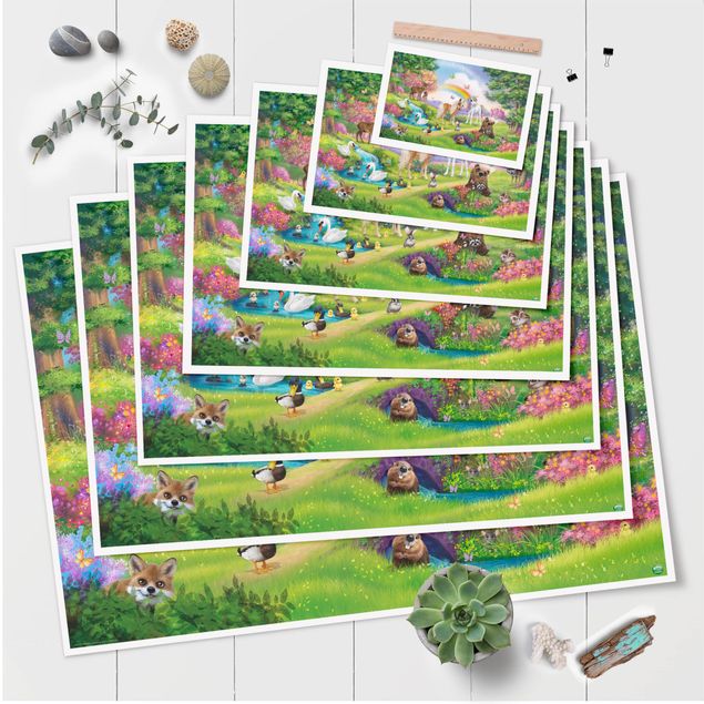 Poster - Animal Club International - Magical Forest With Unicorn