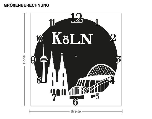 Wall stickers metropolises Cologne