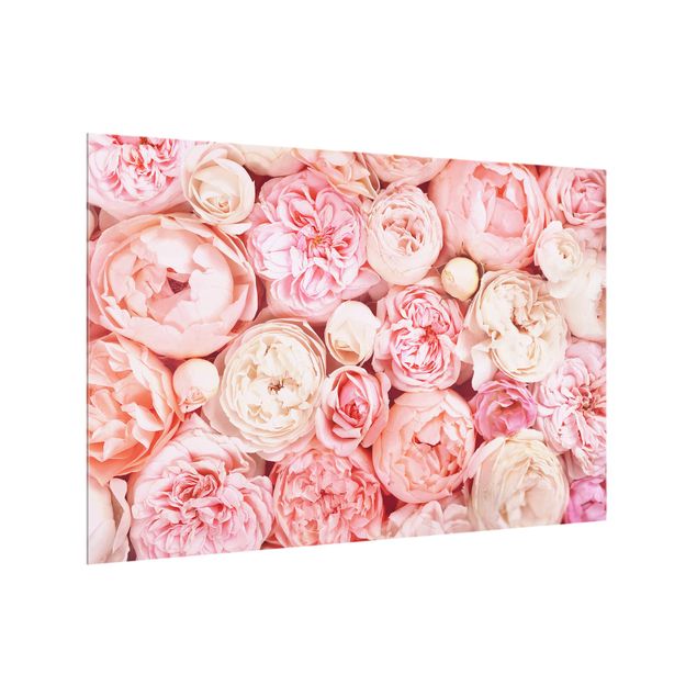 Splashback - Roses Rosé Coral Shabby