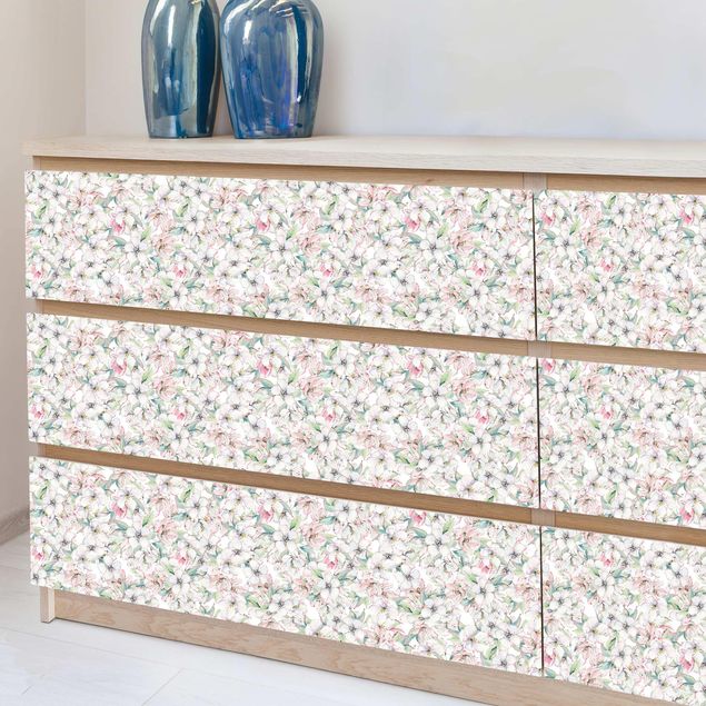 Adhesive film for furniture - Cherry Blossom Watercolour