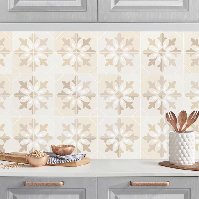 Kitchen splashback patterns Geometrical Tiles - Matera