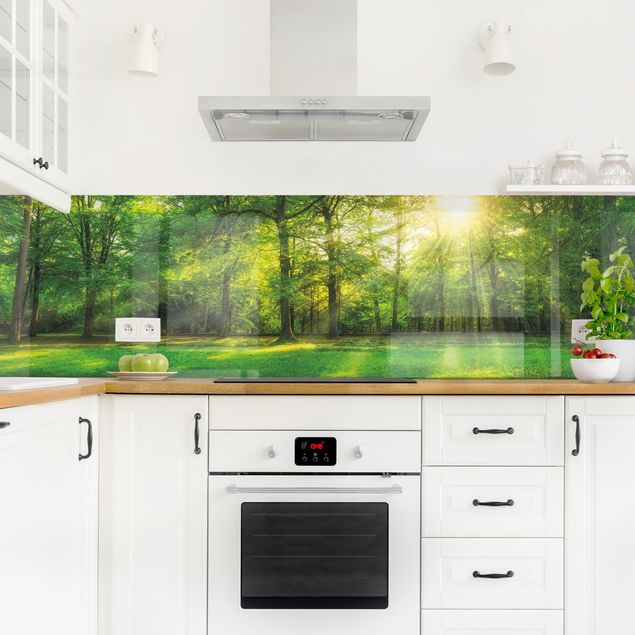 Kitchen wall cladding - Walk In The Woods