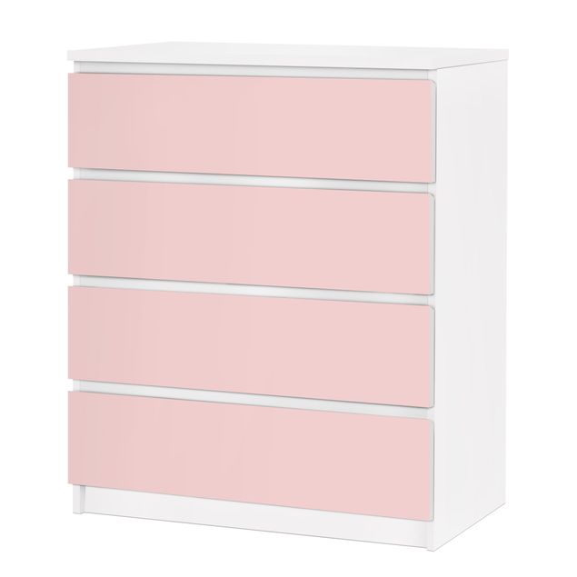 Adhesive film for furniture IKEA - Malm chest of 4x drawers - Colour Rose
