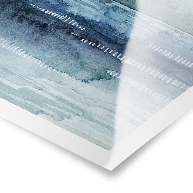 Panoramic poster abstract - Marine Fog I