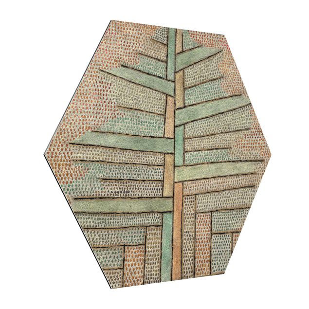 Alu-Dibond hexagon - Paul Klee - Pine