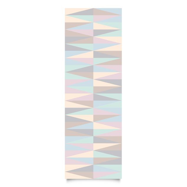 Adhesive film - Triangles In Pastel Colours