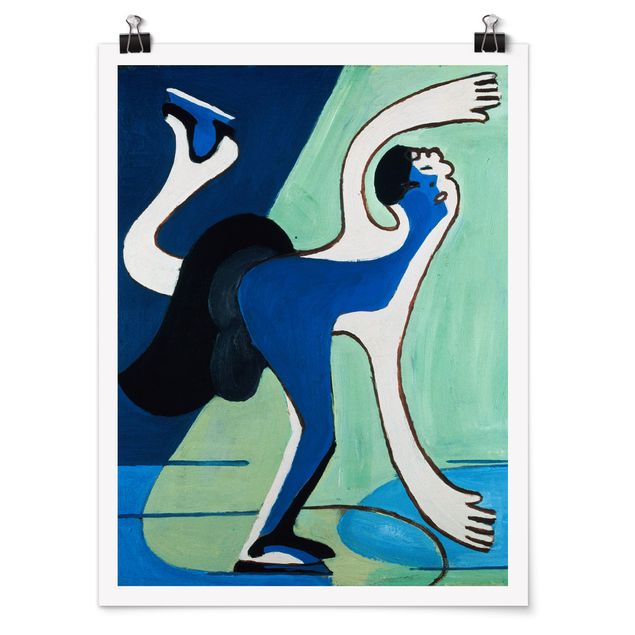 Poster art print - Ernst Ludwig Kirchner - The Ice Skater