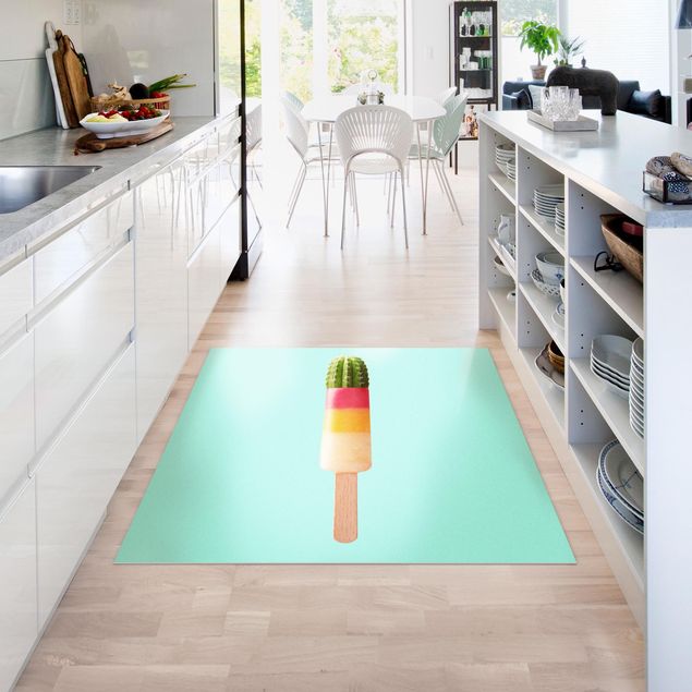 contemporary rugs Popsicle With Cactus