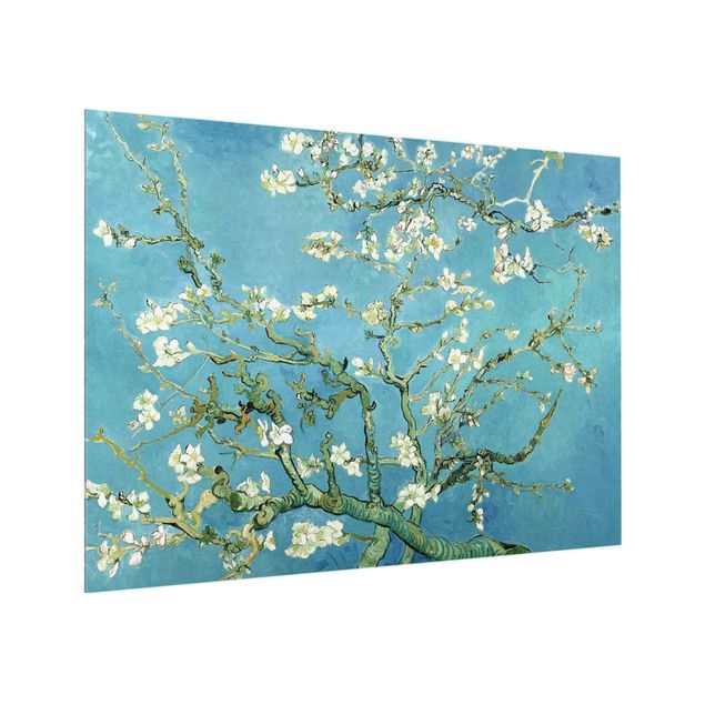 Glass splashback landscape Vincent Van Gogh - Almond Blossom
