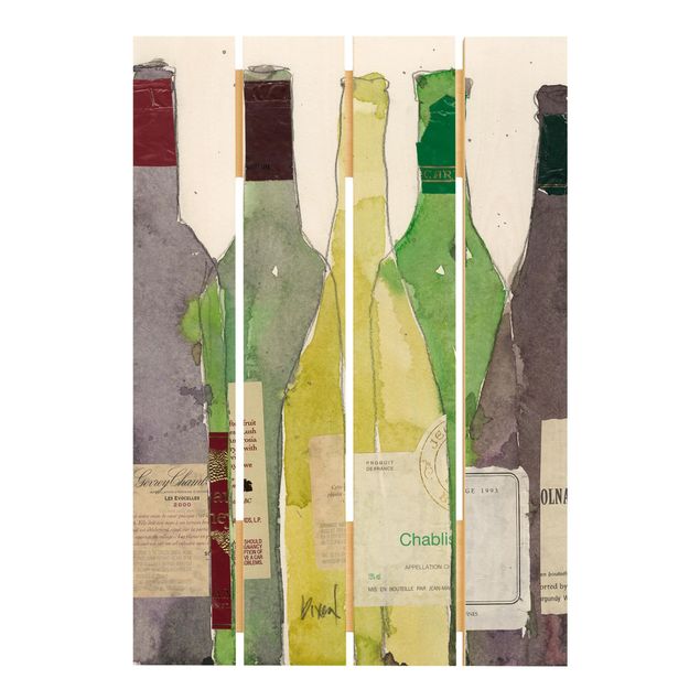 Print on wood - Wine & Spirits III