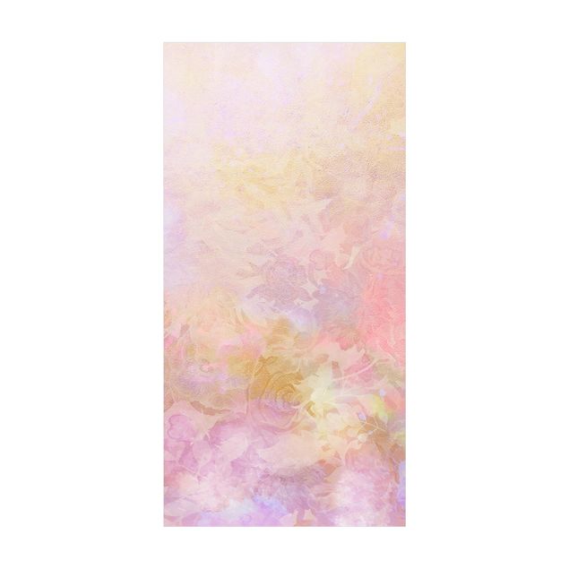 floral area rugs Bright Floral Dream In Pastel