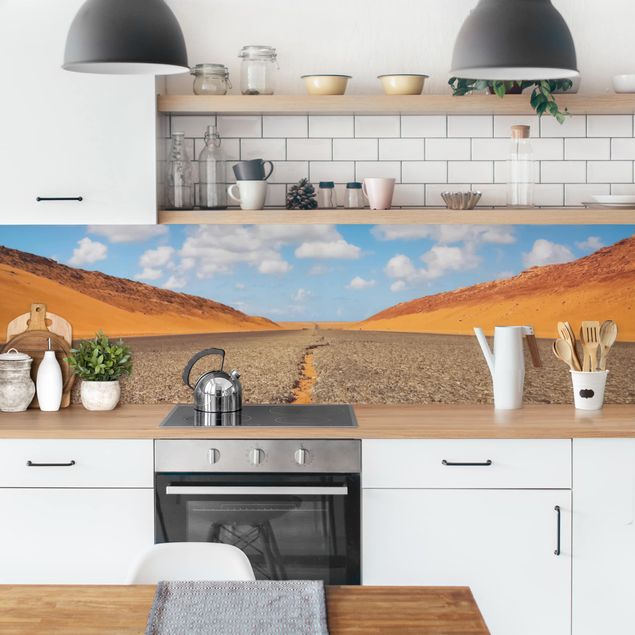 Kitchen wall cladding - Desert Road