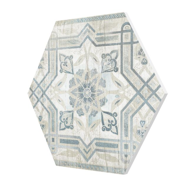 Forex hexagon - Wood Panels Persian Vintage III