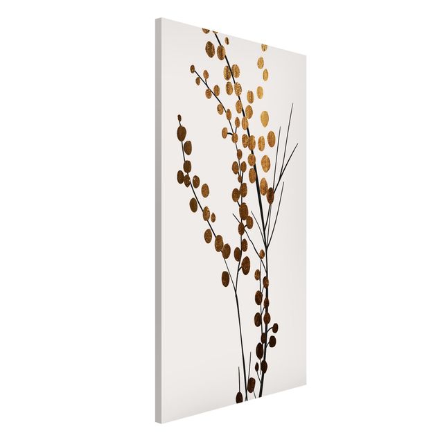 Magnetic memo board - Graphical Plant World - Berries Gold