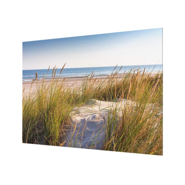 Glass Splashback - Beach Dune At The Sea - Landscape 3:4