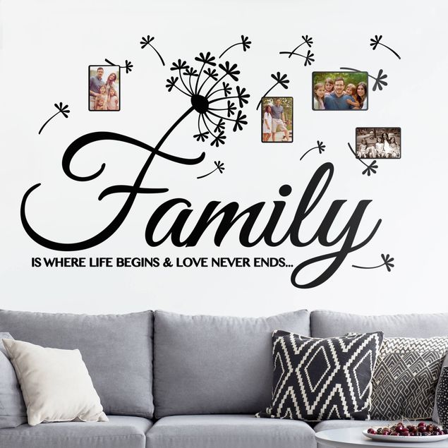 Wall decals quotes Family Life Love