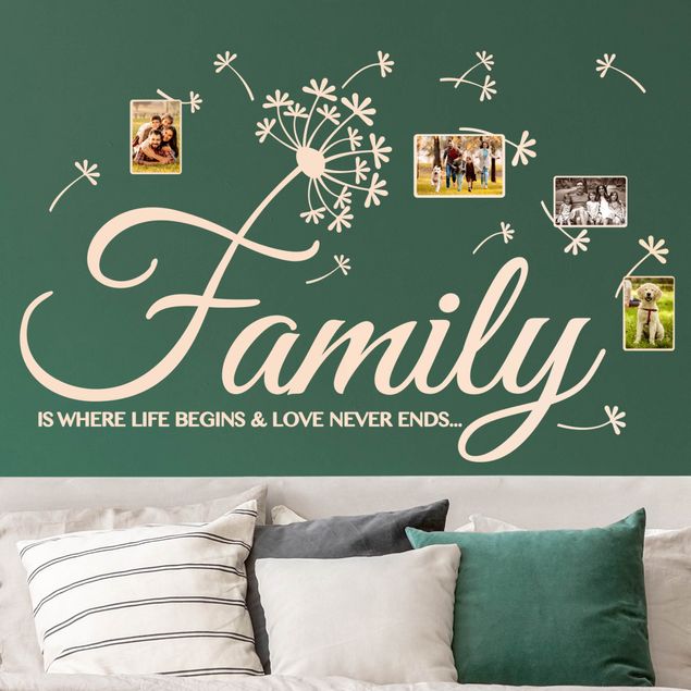Wall decal Family Life Love