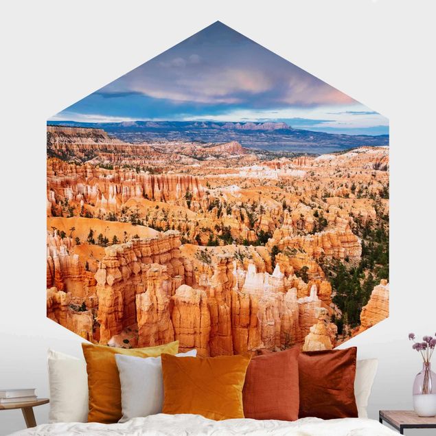Hexagonal wallpapers Blaze Of Colour Of The Grand Canyon