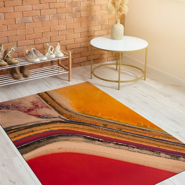 Multicoloured rug Play Of Colours In Californian Saltlake