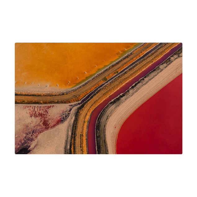 large area rugs Play Of Colours In Californian Saltlake