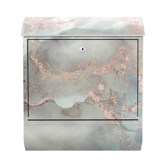 Letterbox - Colour Experiments Marble Pastel And Gold