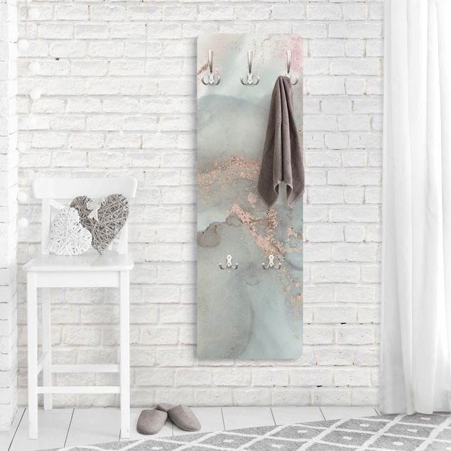 Coat rack modern - Colour Experiments Marble Pastel And Gold