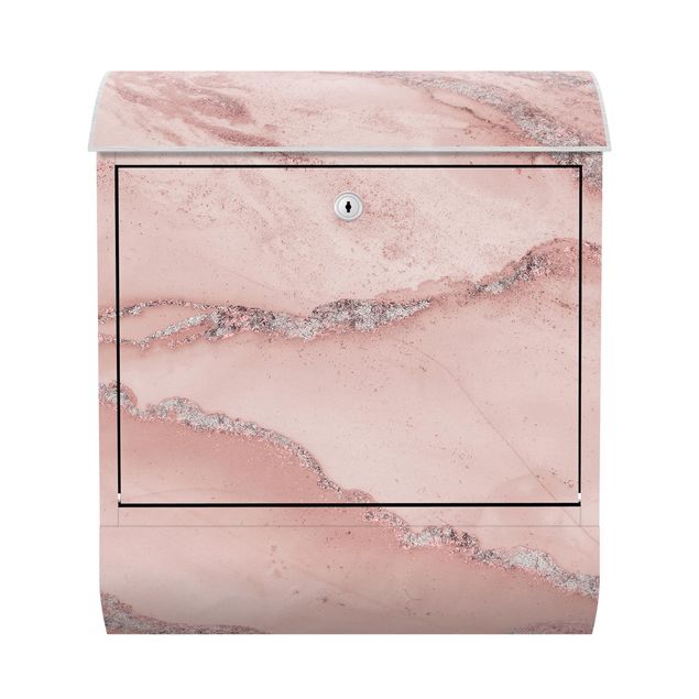 Letterbox - Colour Experiments Marble Light Pink And Glitter