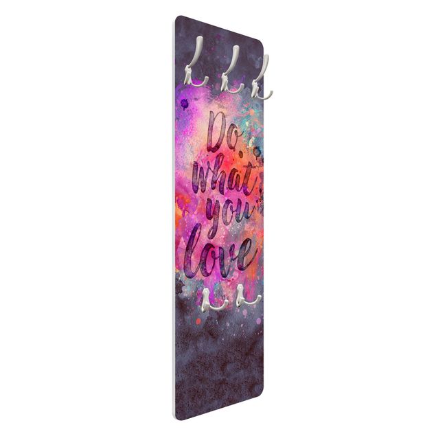 Coat rack - Colourful Explosion Do What You Love