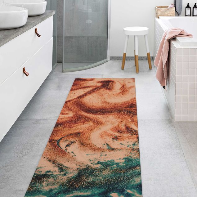 modern abstract rug Colourful Sand Whirls