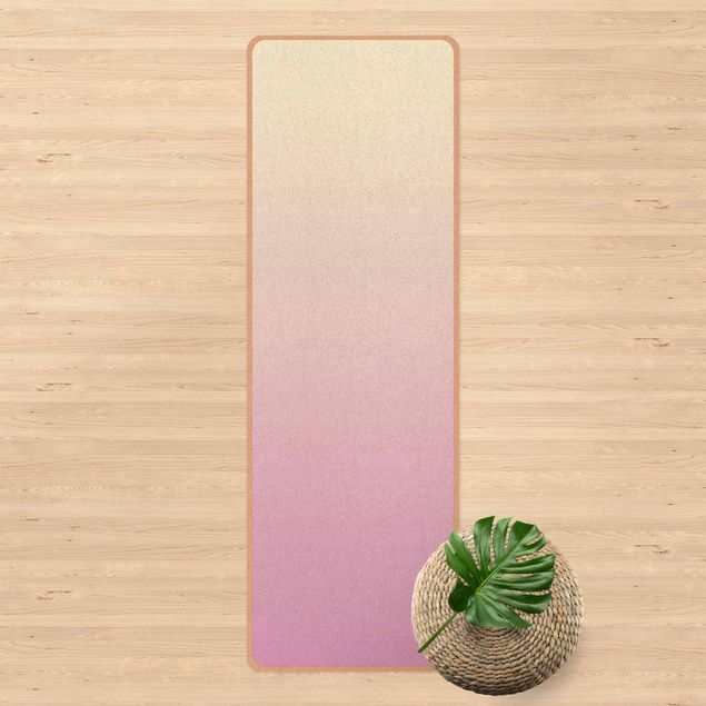 Yoga mat - Colour Gradient Cream
