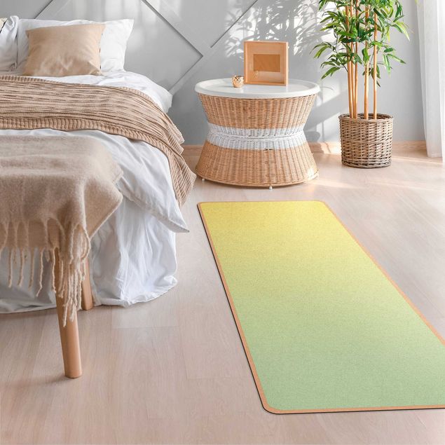Yoga mat - Colour Gradient Grassy Green