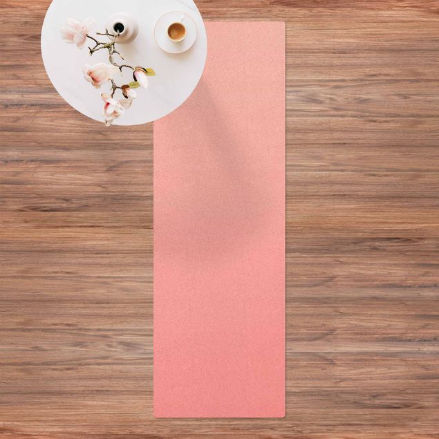 kitchen runner rugs Colour Gradient Licht Pink