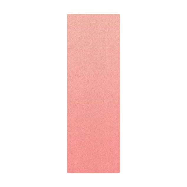 Cork mat - Colour Gradient Licht Pink - Portrait format 1:3