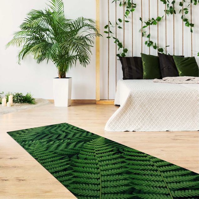 jungle theme rug Fern