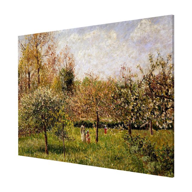 Magnetic memo board - Camille Pissarro - Spring In Eragny