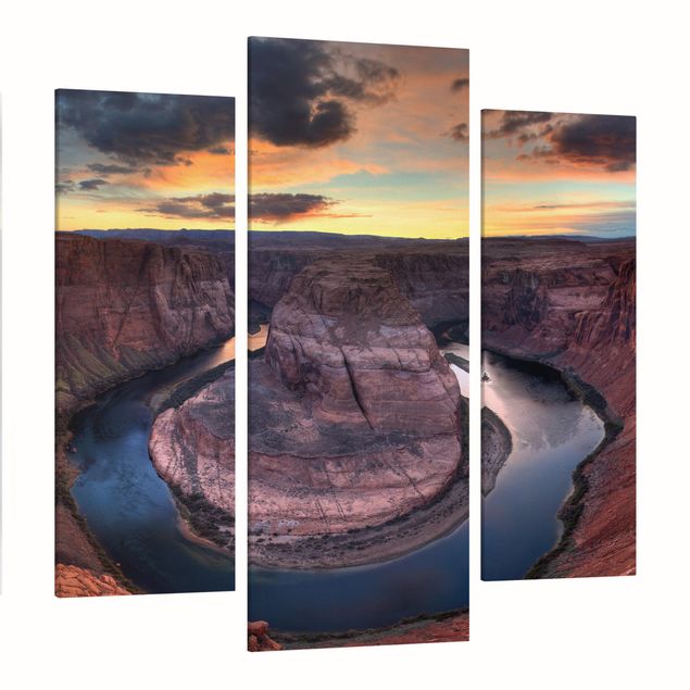 Print on canvas 3 parts - Colorado River Glen Canyon