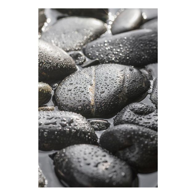 Print on forex - Black Stones In Water
